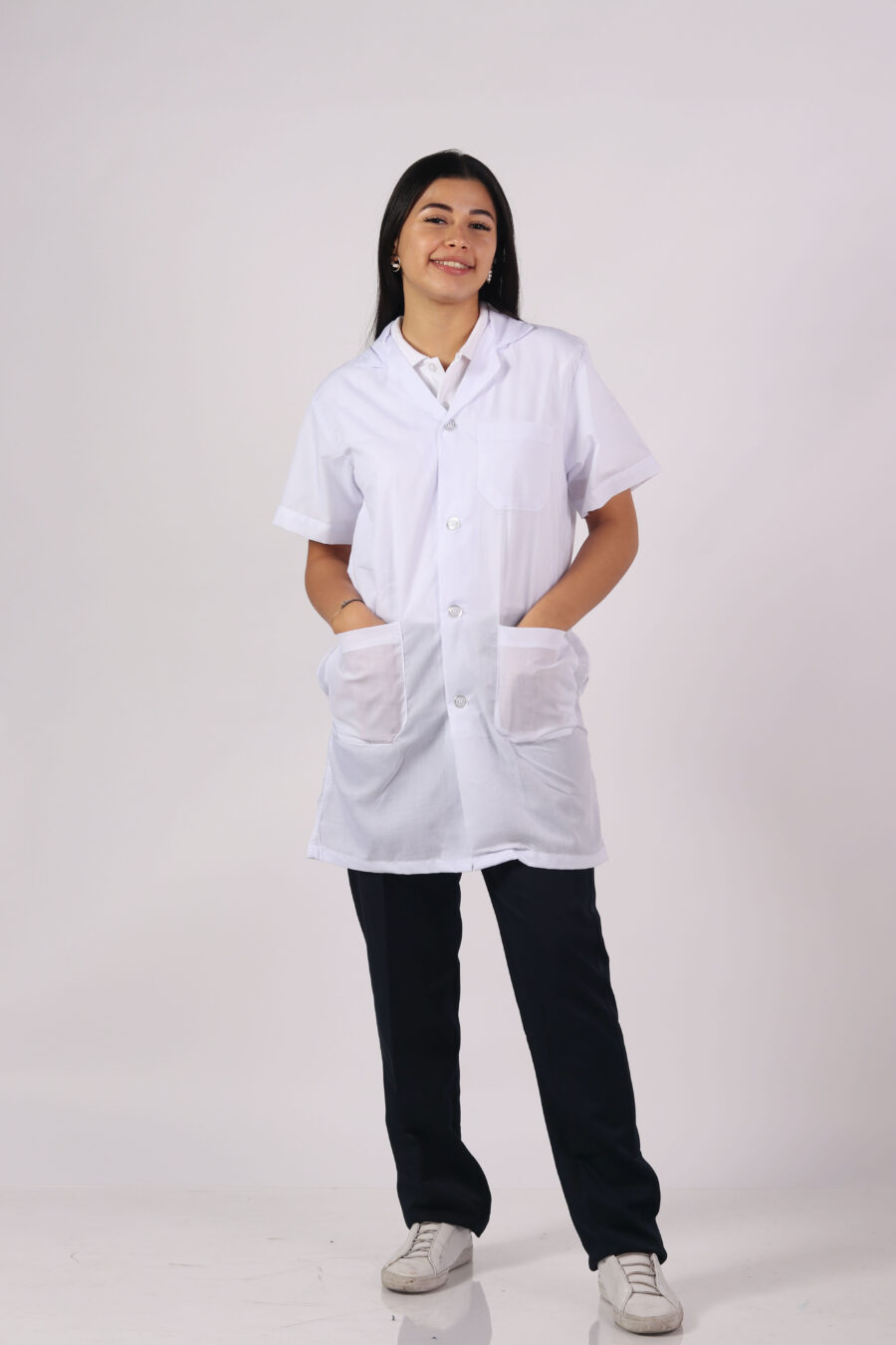 Vittorio uniformes- Bata laboratorio o médica blanca